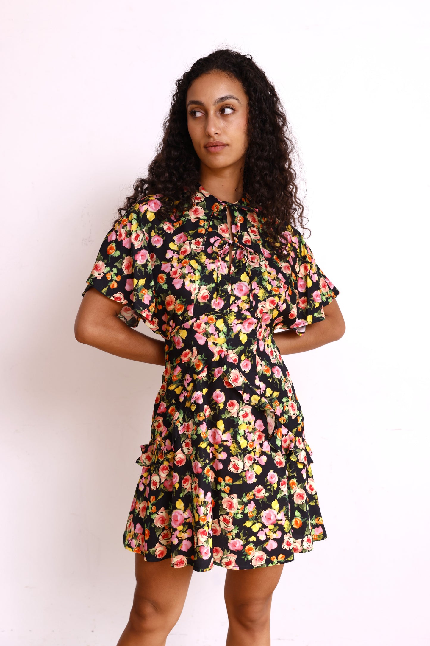 Robe ALIZA print fleurs