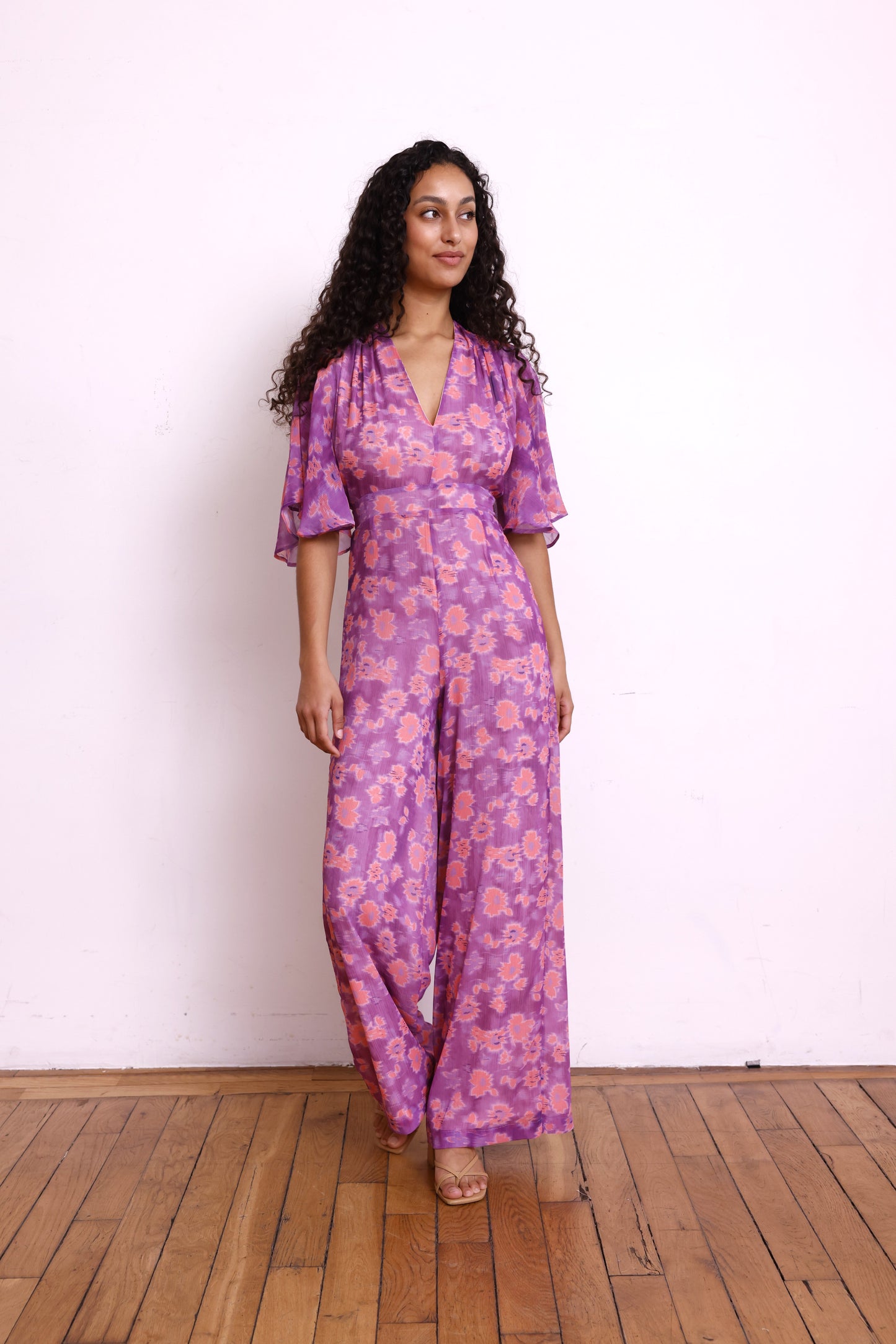 Combinaison ENORA voile Tie&dye orchid