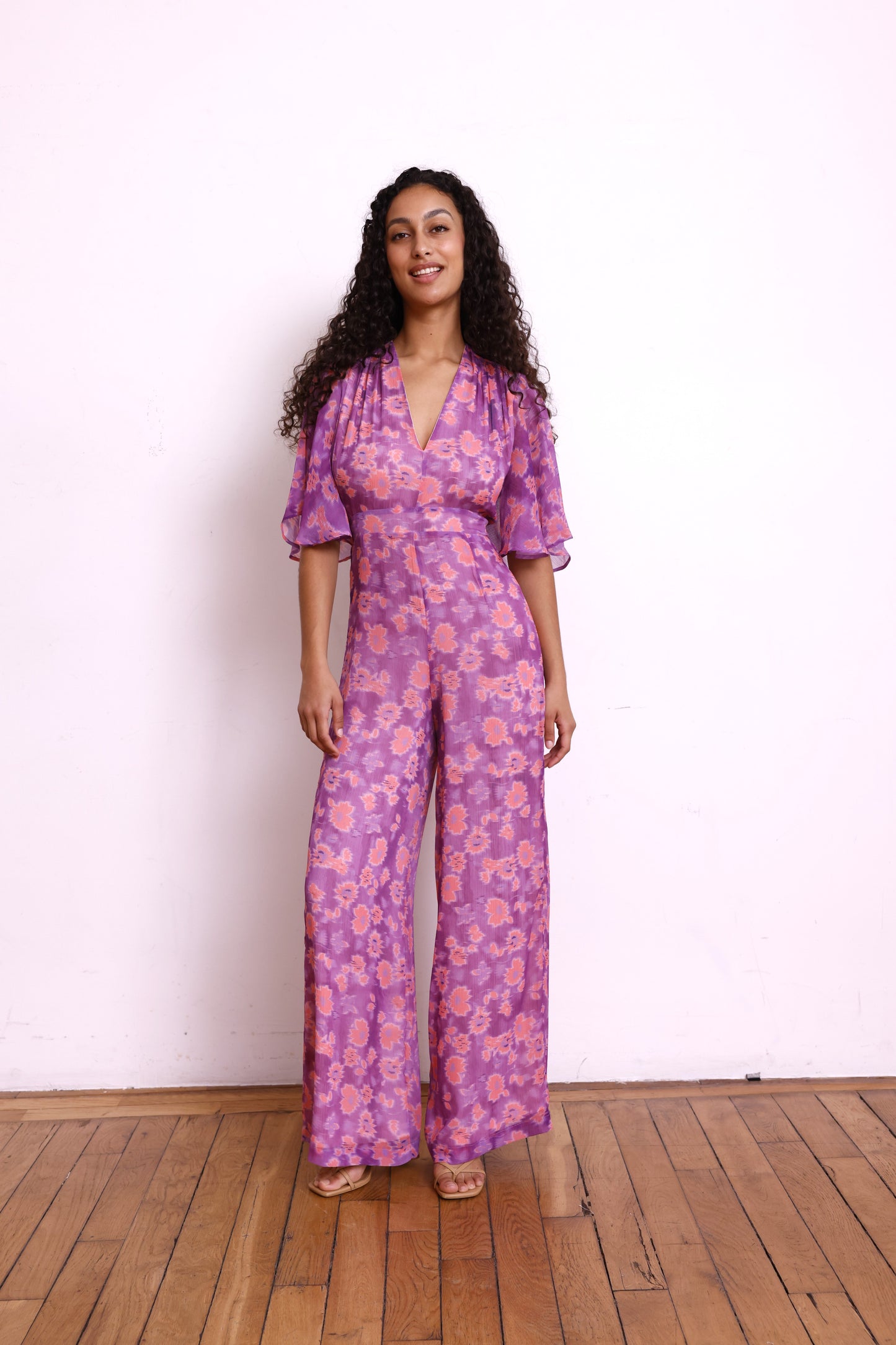 Combinaison ENORA voile Tie&dye orchid