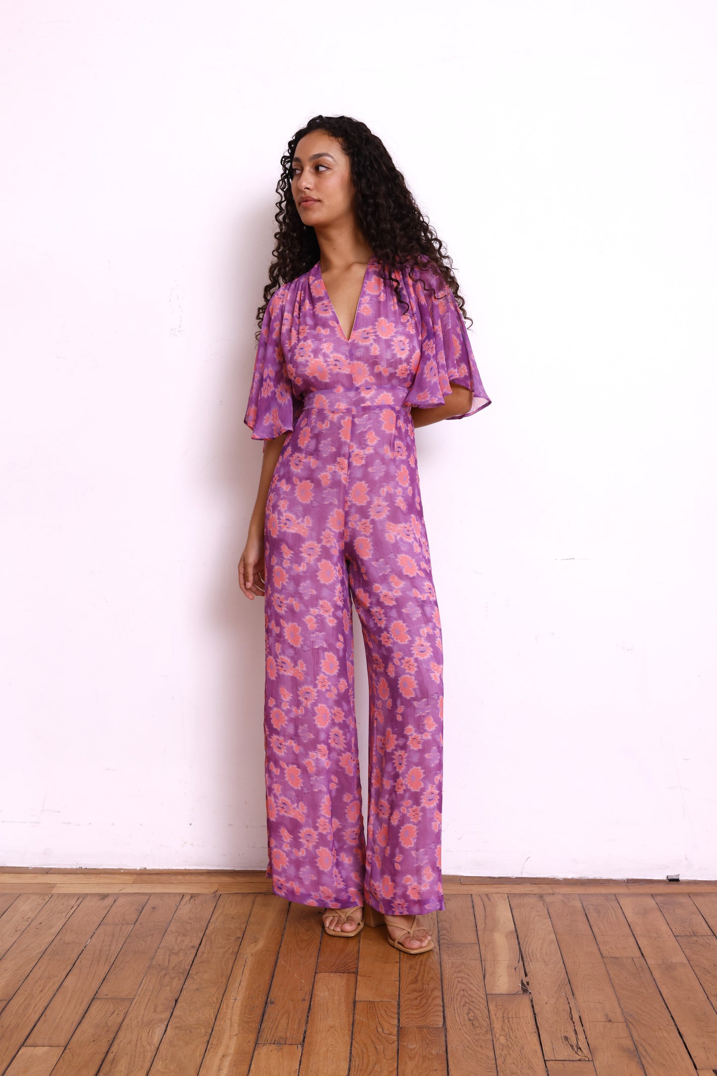 Combinaison ENORA voile Tie&dye orchid