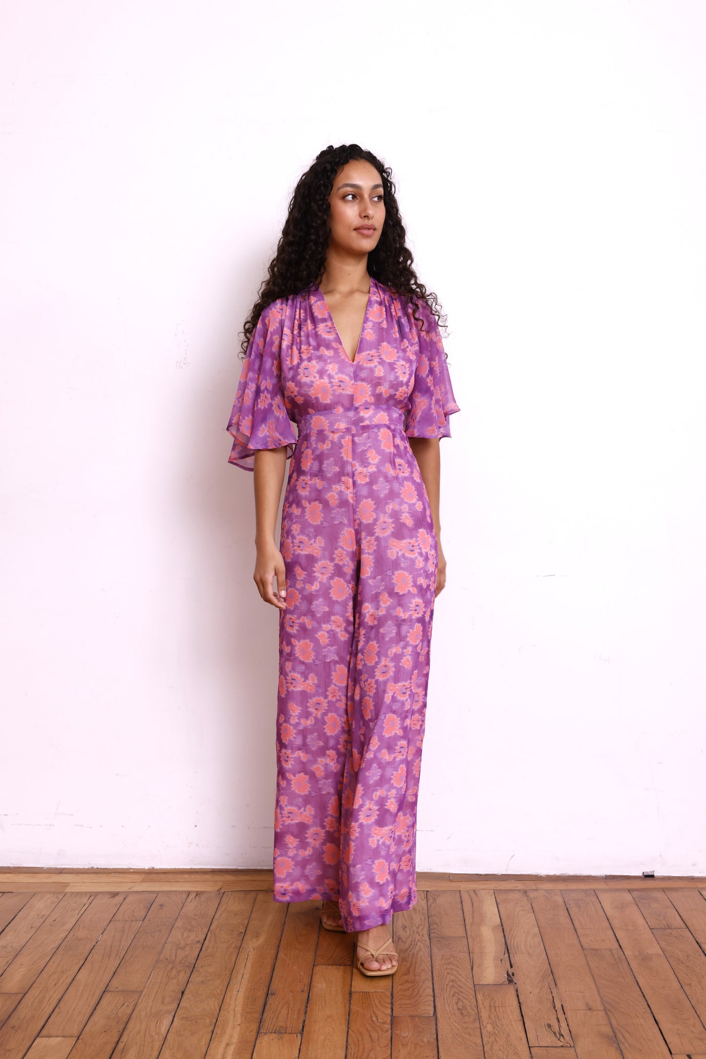 Combinaison ENORA voile Tie&dye orchid