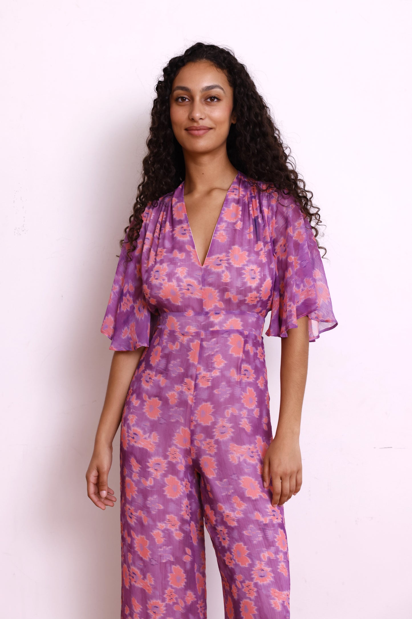 Combinaison ENORA voile Tie&dye orchid