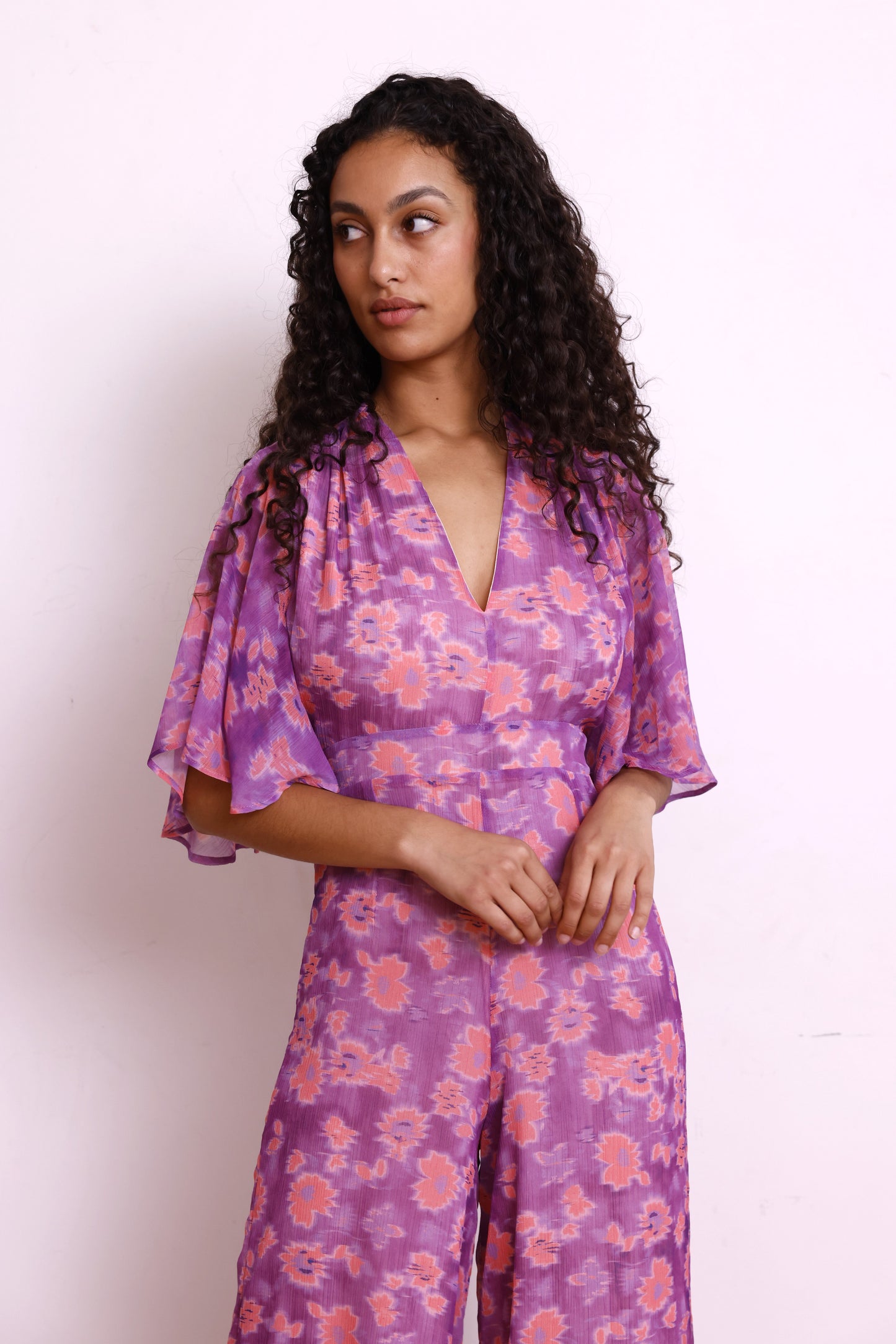 Combinaison ENORA voile Tie&dye orchid