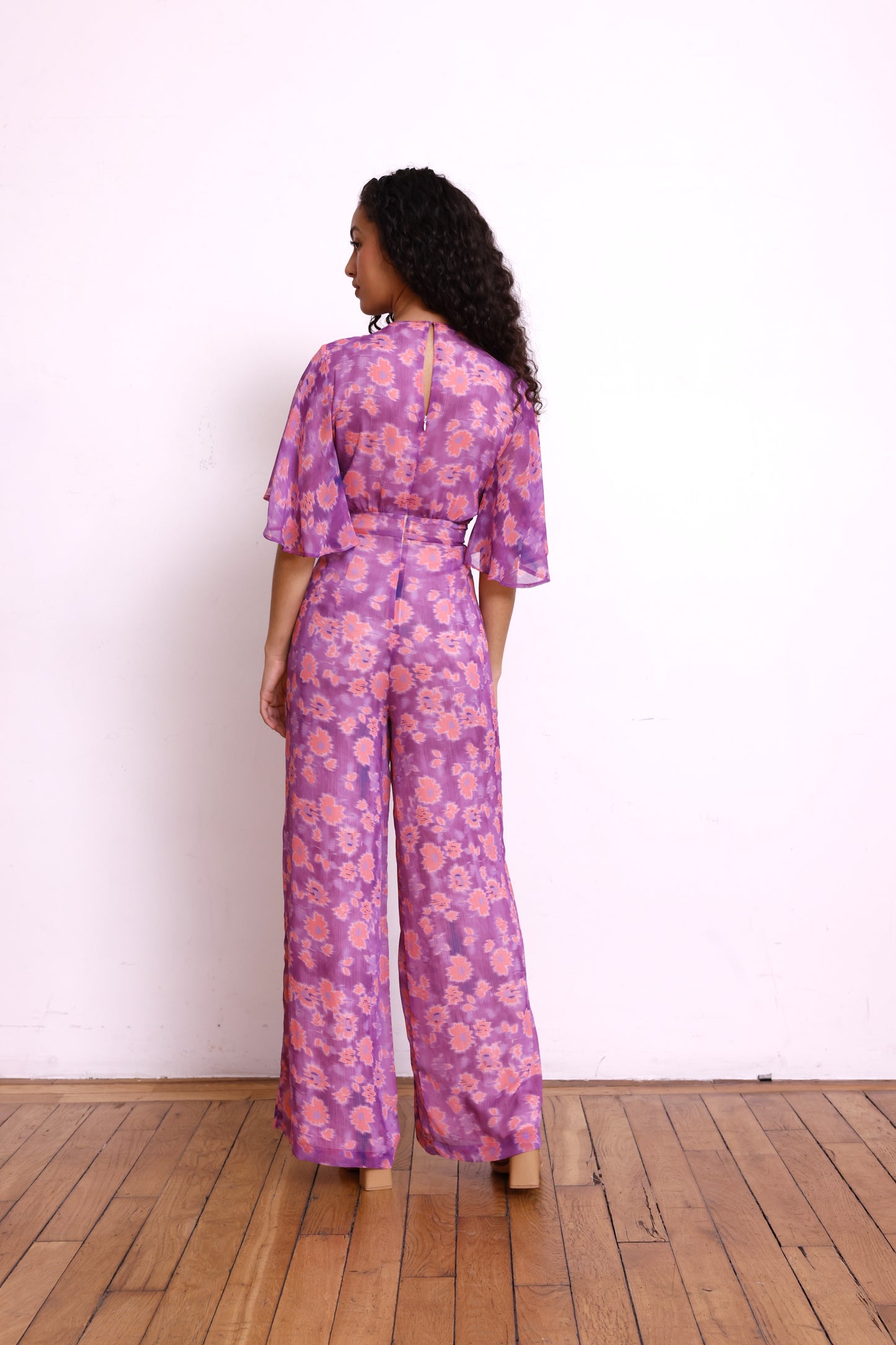 Combinaison ENORA voile Tie&dye orchid