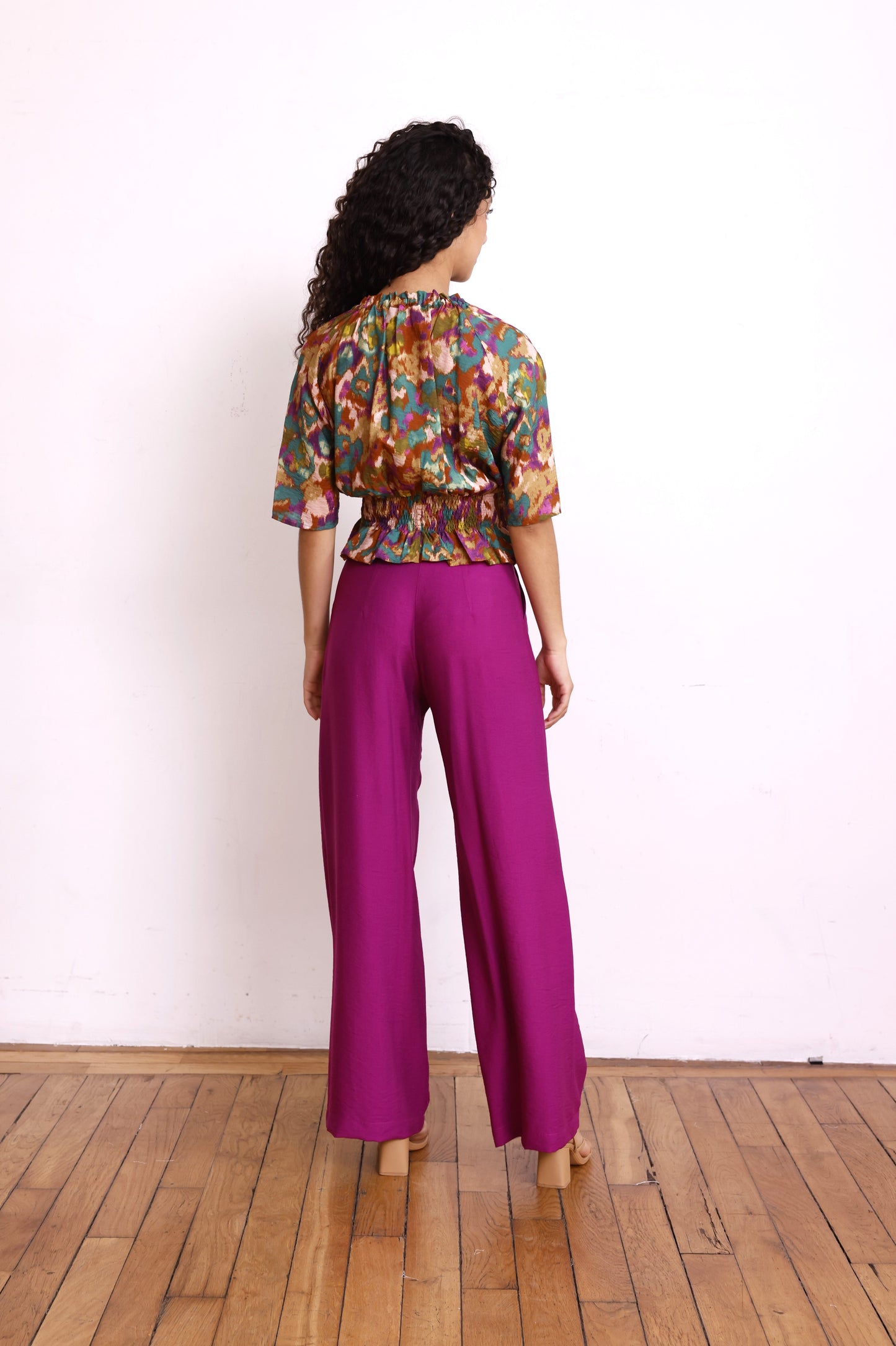 Top LIV print kaki