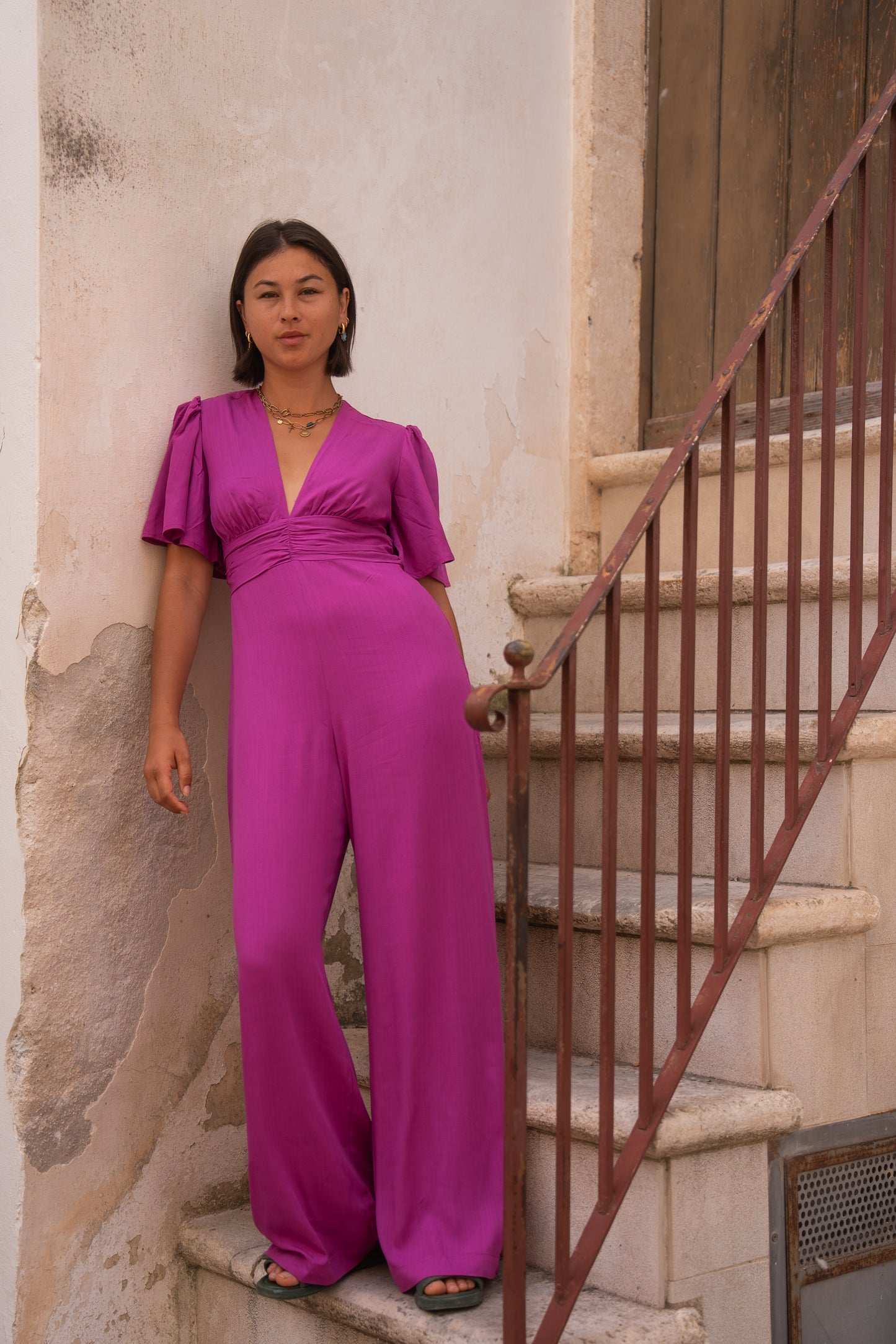 Combinaison GALIT fuschia