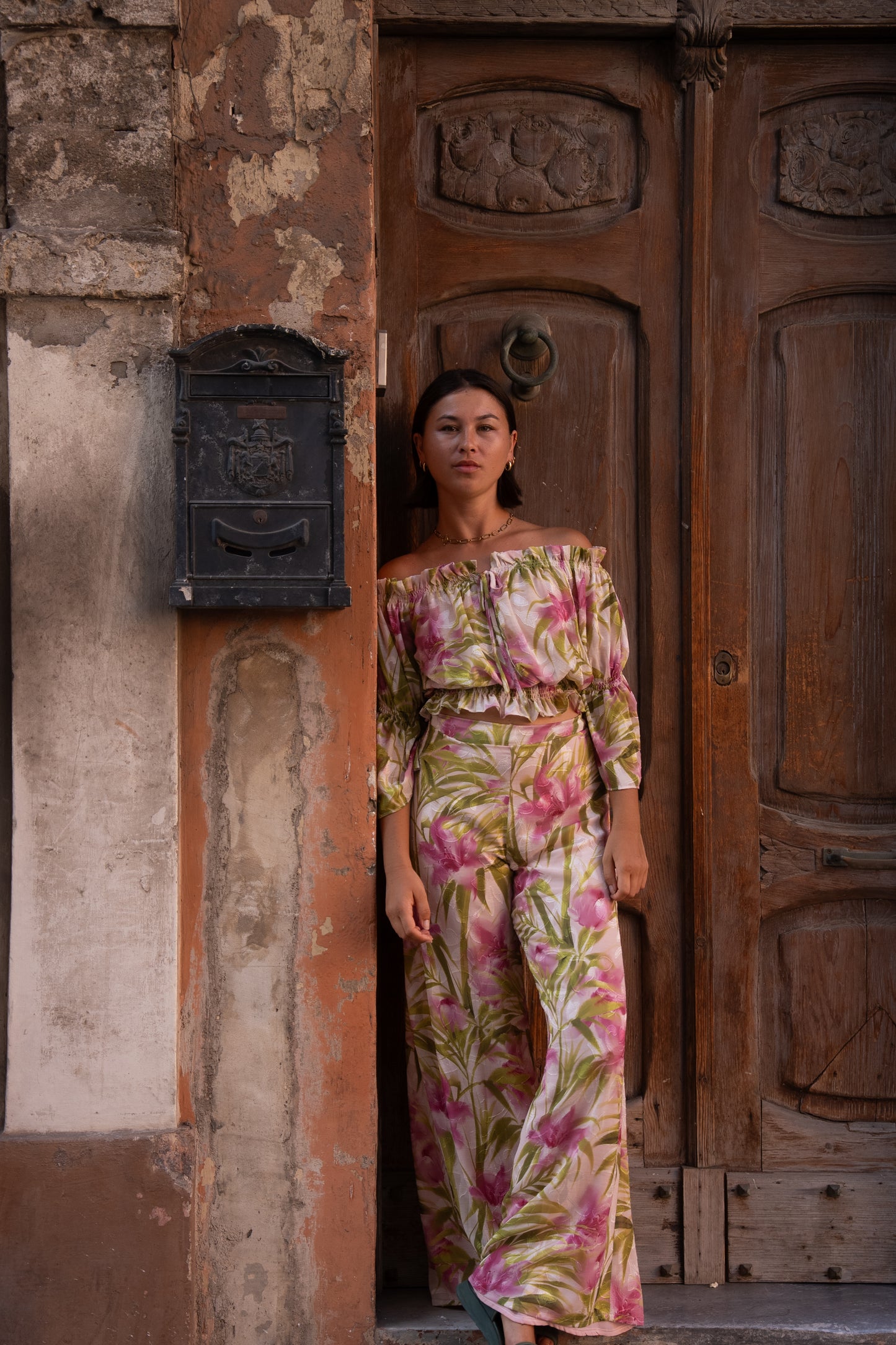 Pantalon ABBA tropique vert