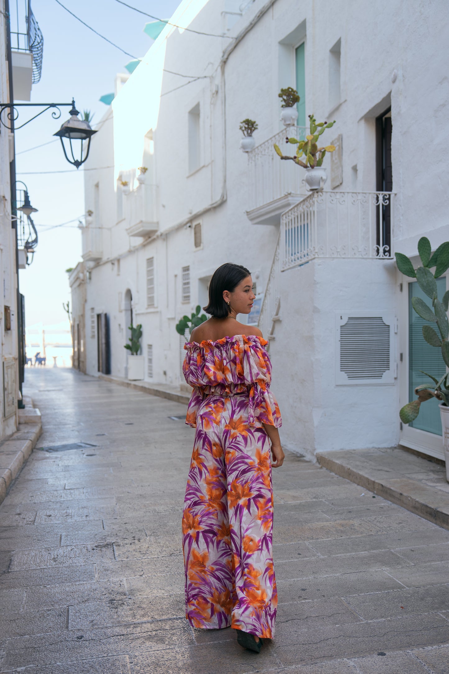 Pantalon ABBA tropique violine