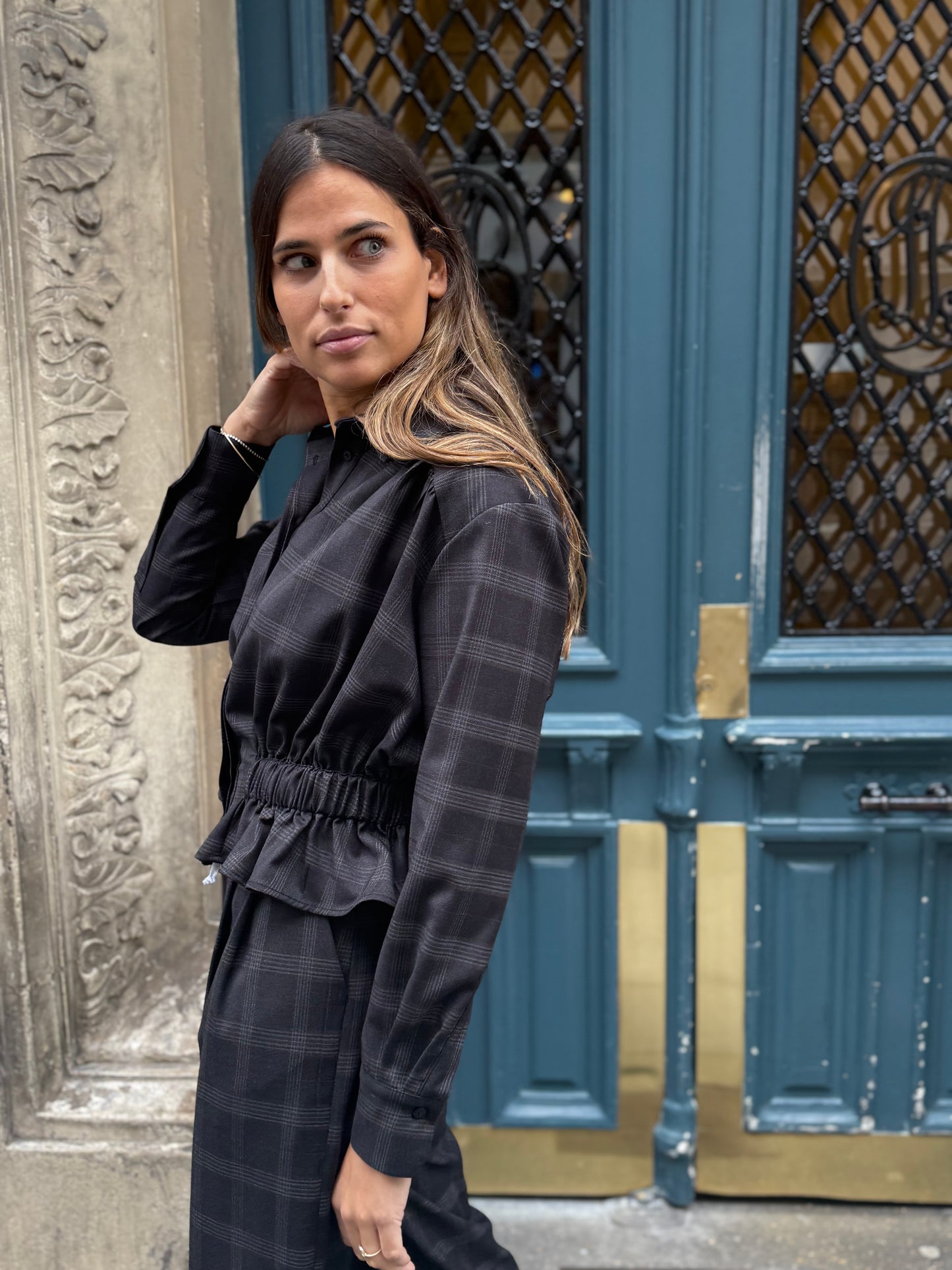 Chemise Zoé à carreaux