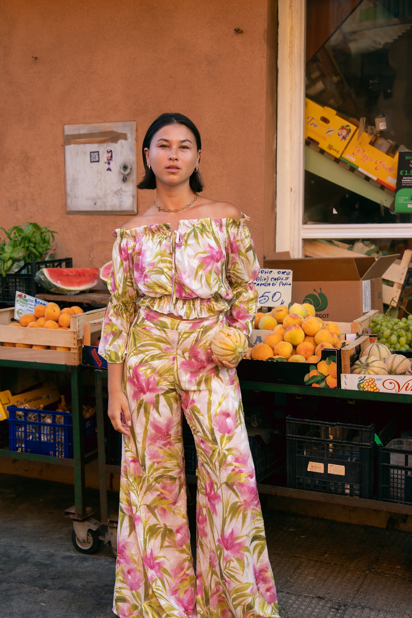Pantalon ABBA tropique vert