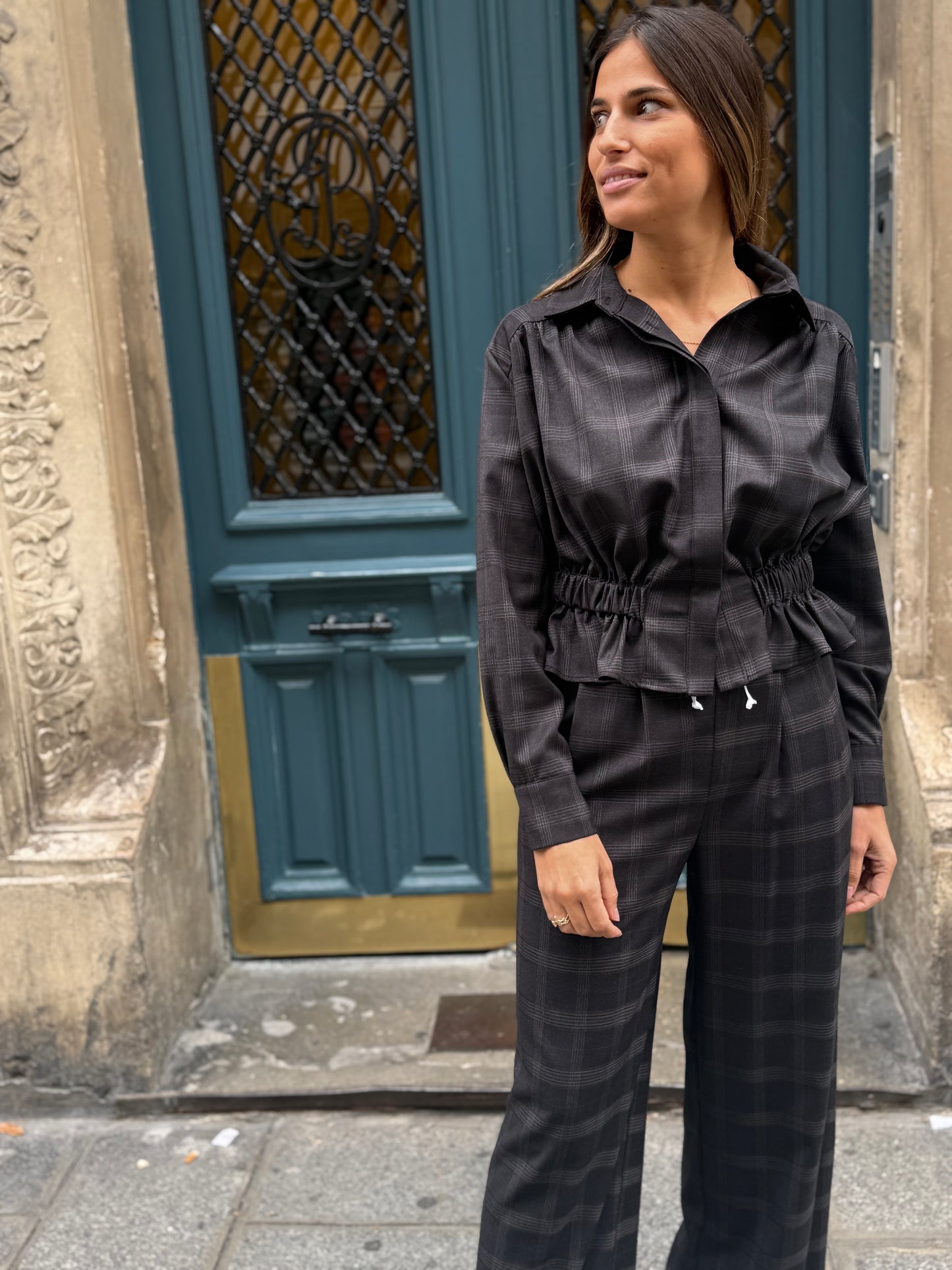 Chemise Zoé à carreaux