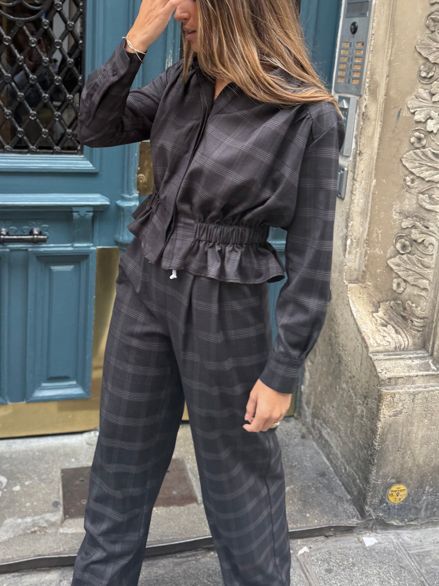 Chemise Zoé à carreaux