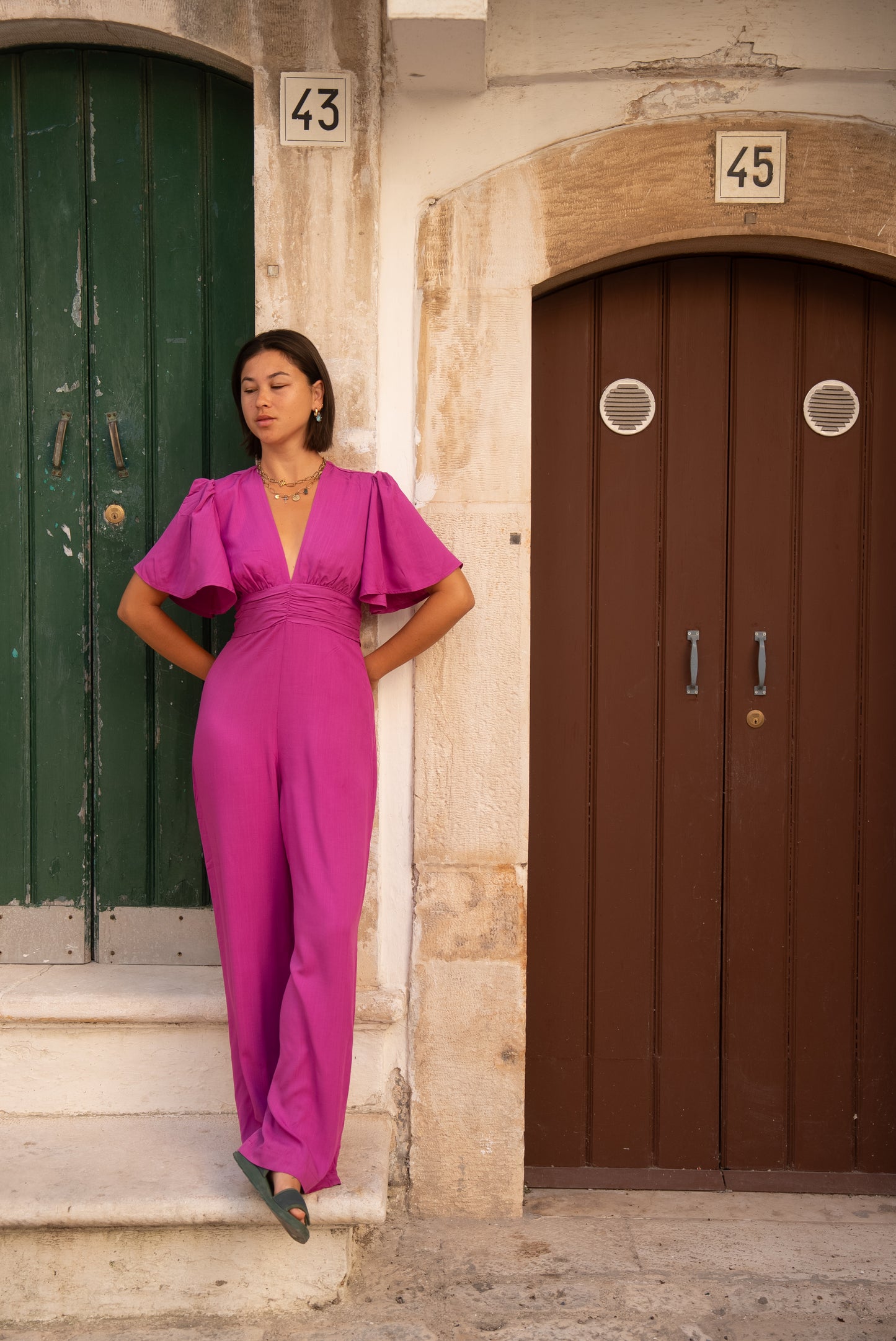 Combinaison GALIT fuschia