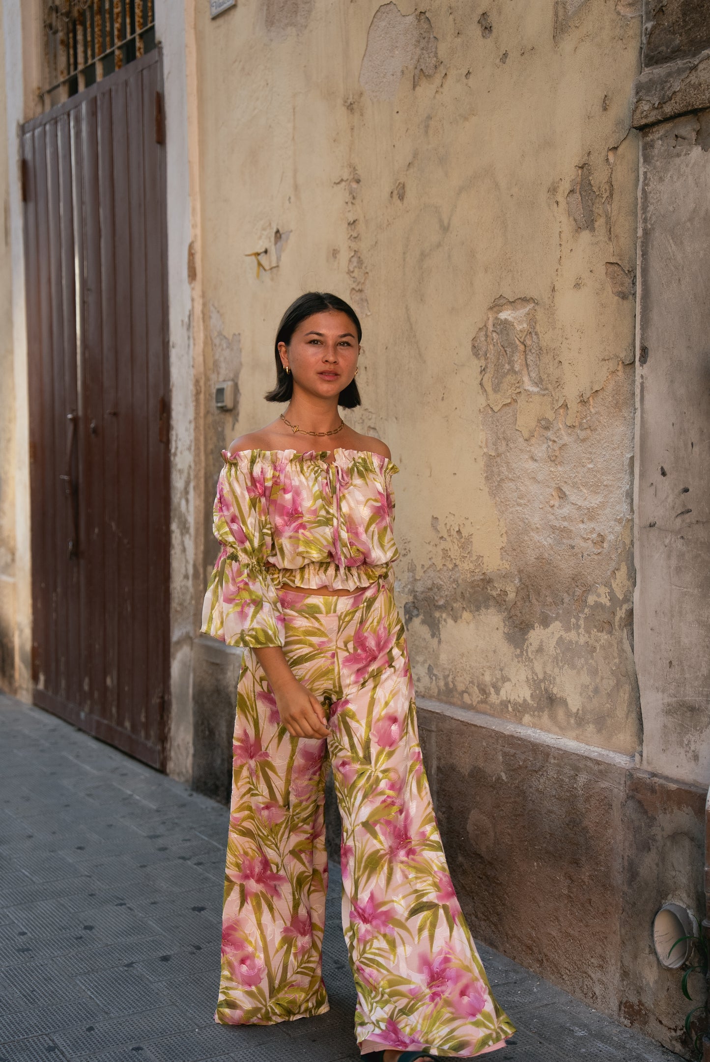 Pantalon ABBA tropique vert