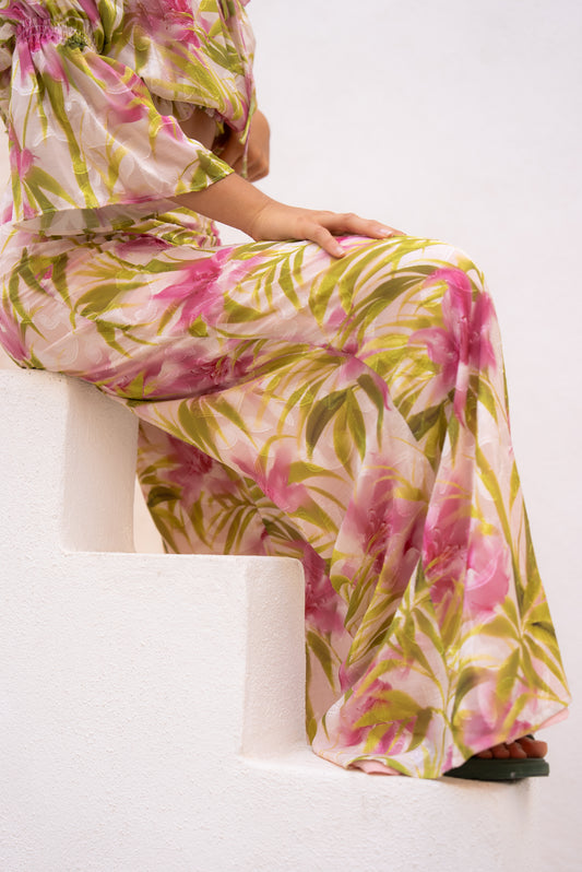 Pantalon ABBA tropique vert