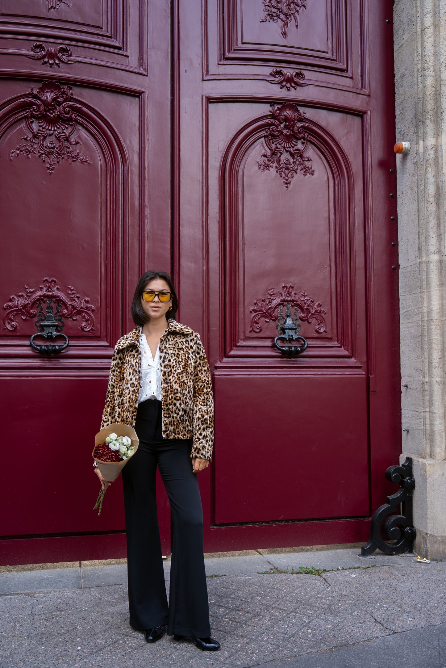 Veste PARIS imprimé léopard