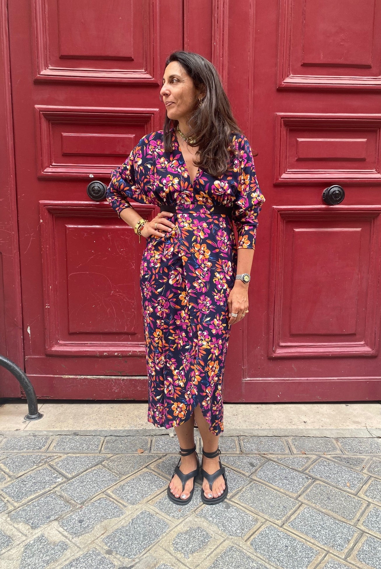 Robe ANTIBES print californie