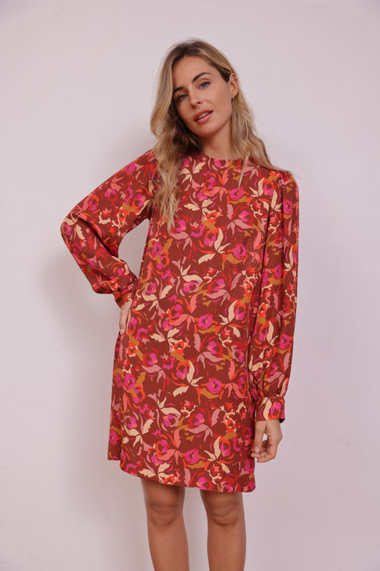 Robe HONORINE caramel