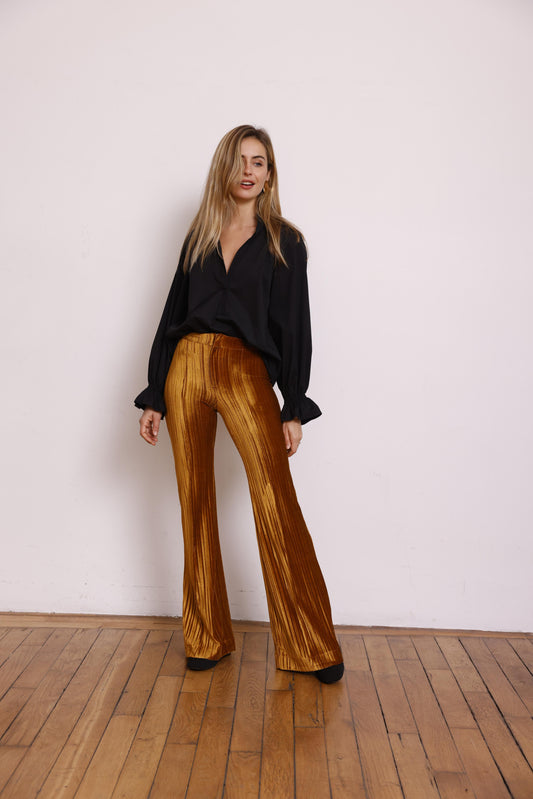 Pantalon ELYSEE doré