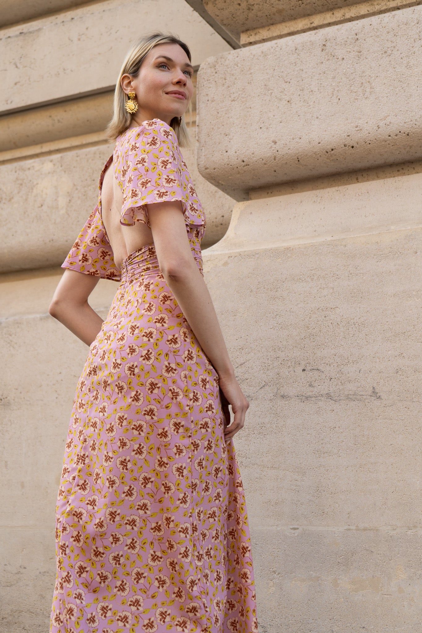 Robe GLORIA palma rose