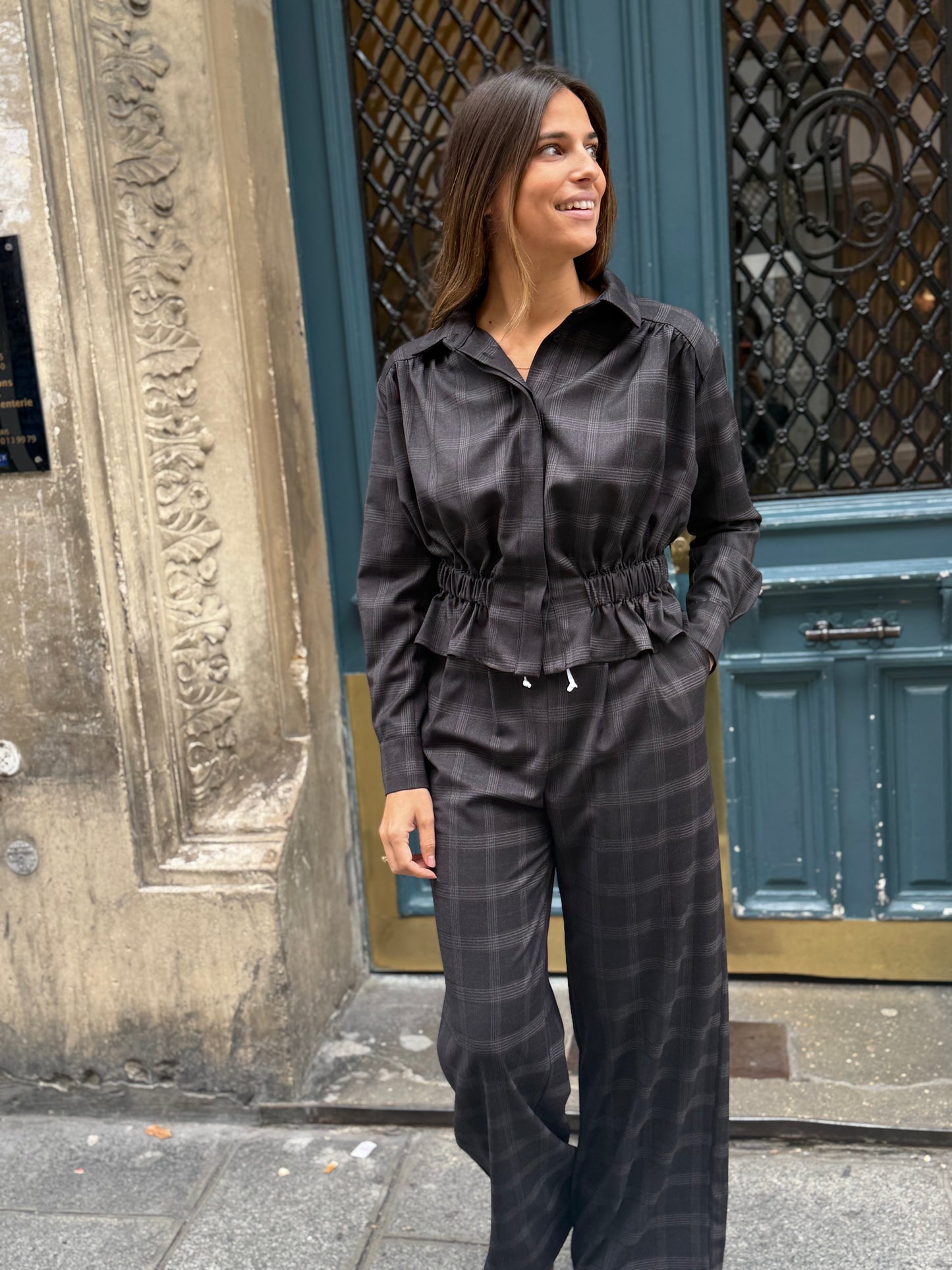 Chemise Zoé à carreaux