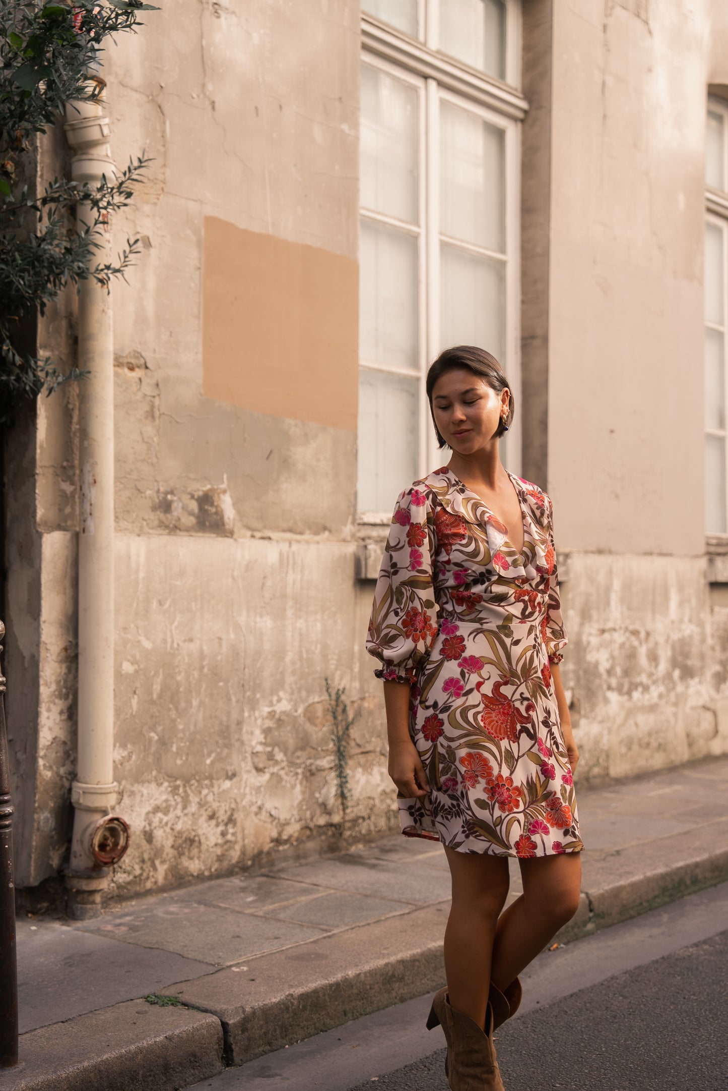 Robe PERLA floral vintage