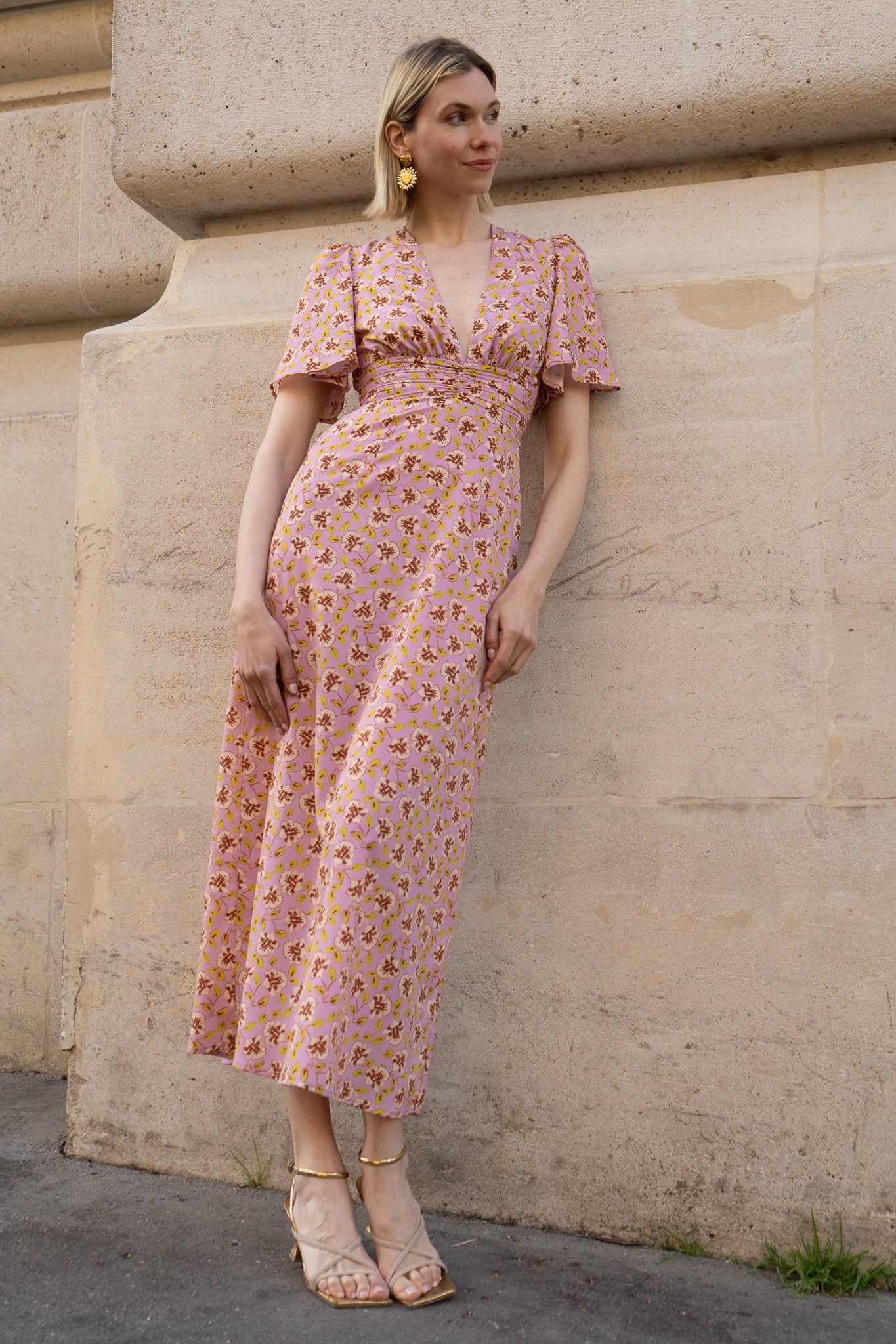 Robe GLORIA palma rose