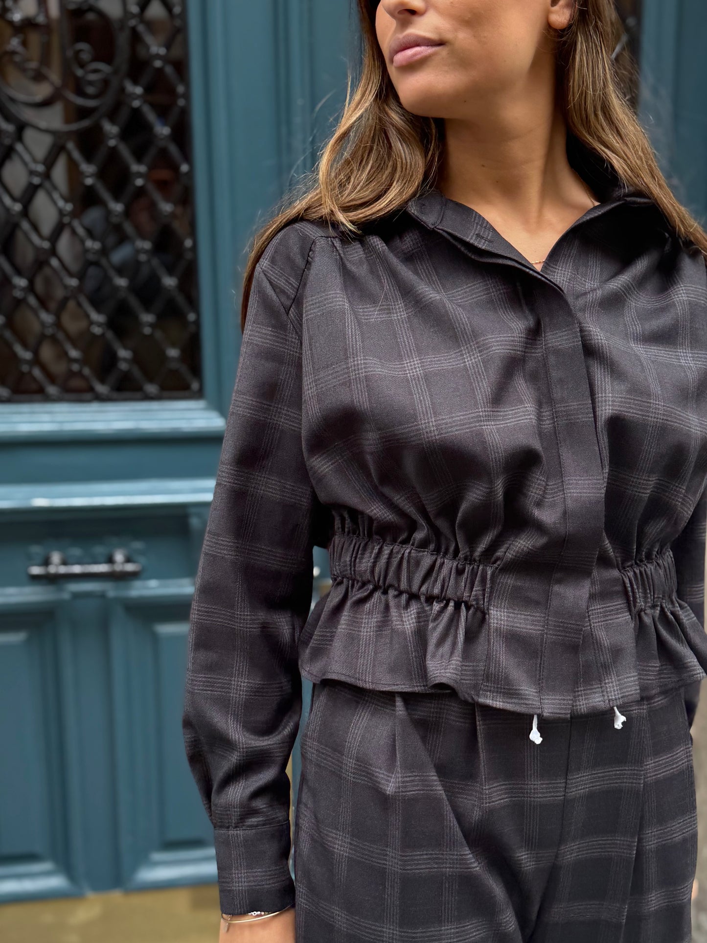 Chemise Zoé à carreaux