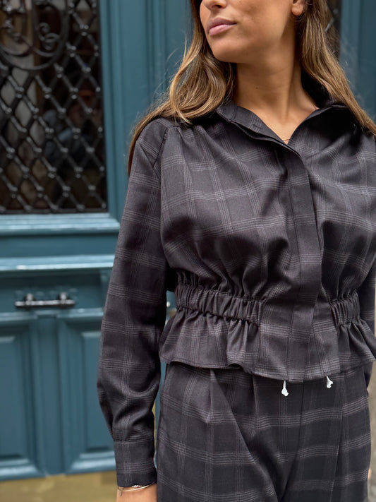 Chemise Zoé à carreaux