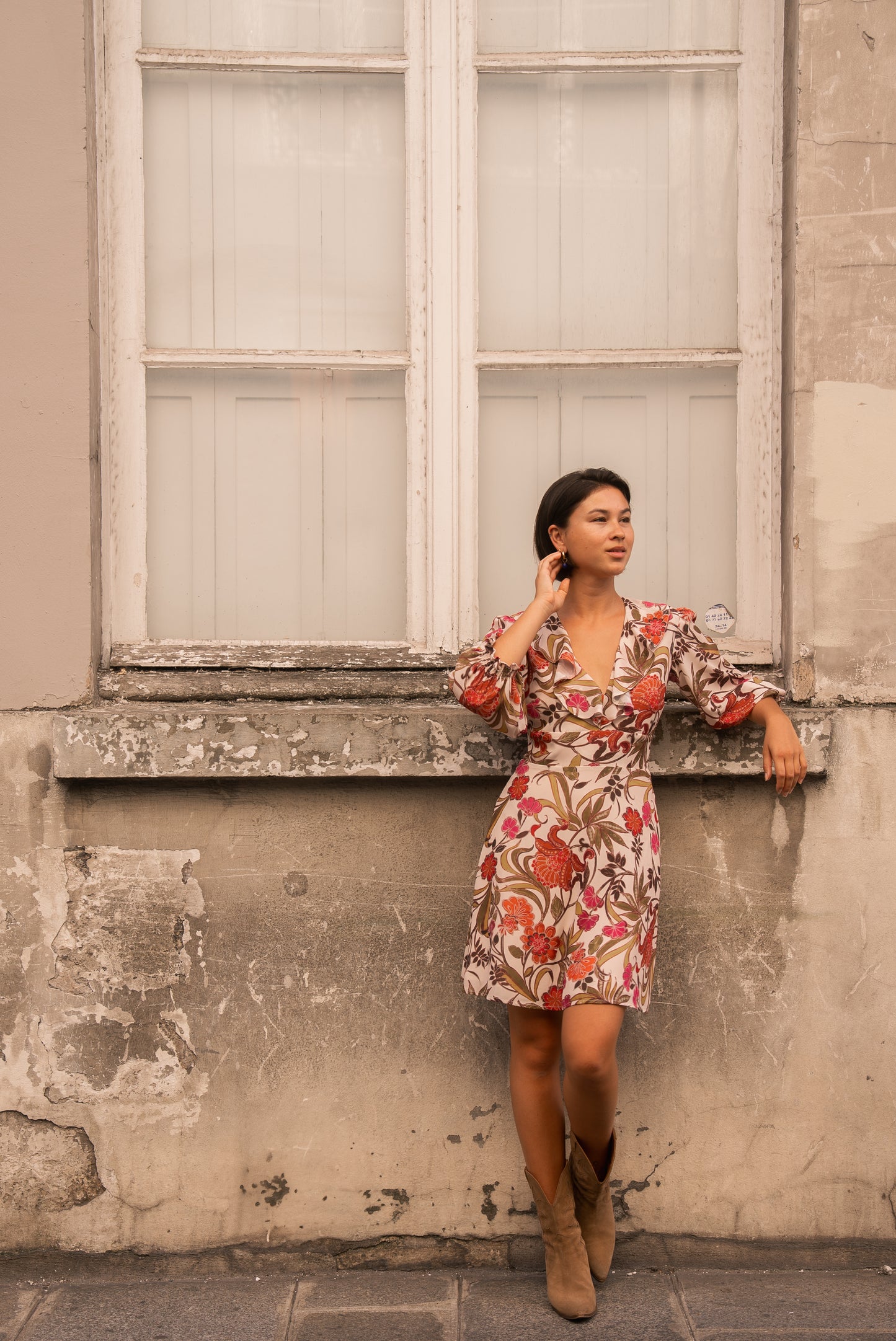 Robe PERLA floral vintage