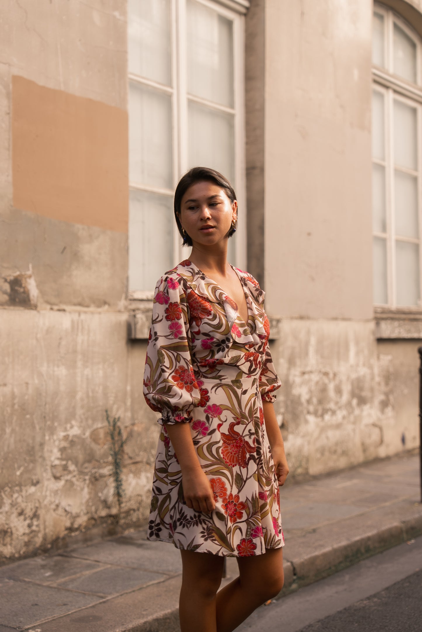 Robe PERLA floral vintage