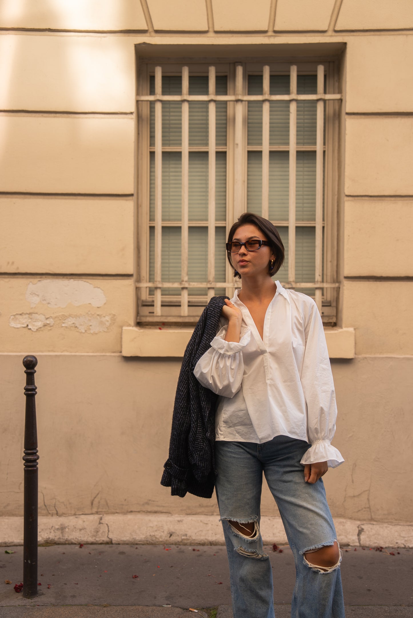 Blouse LEA blanche