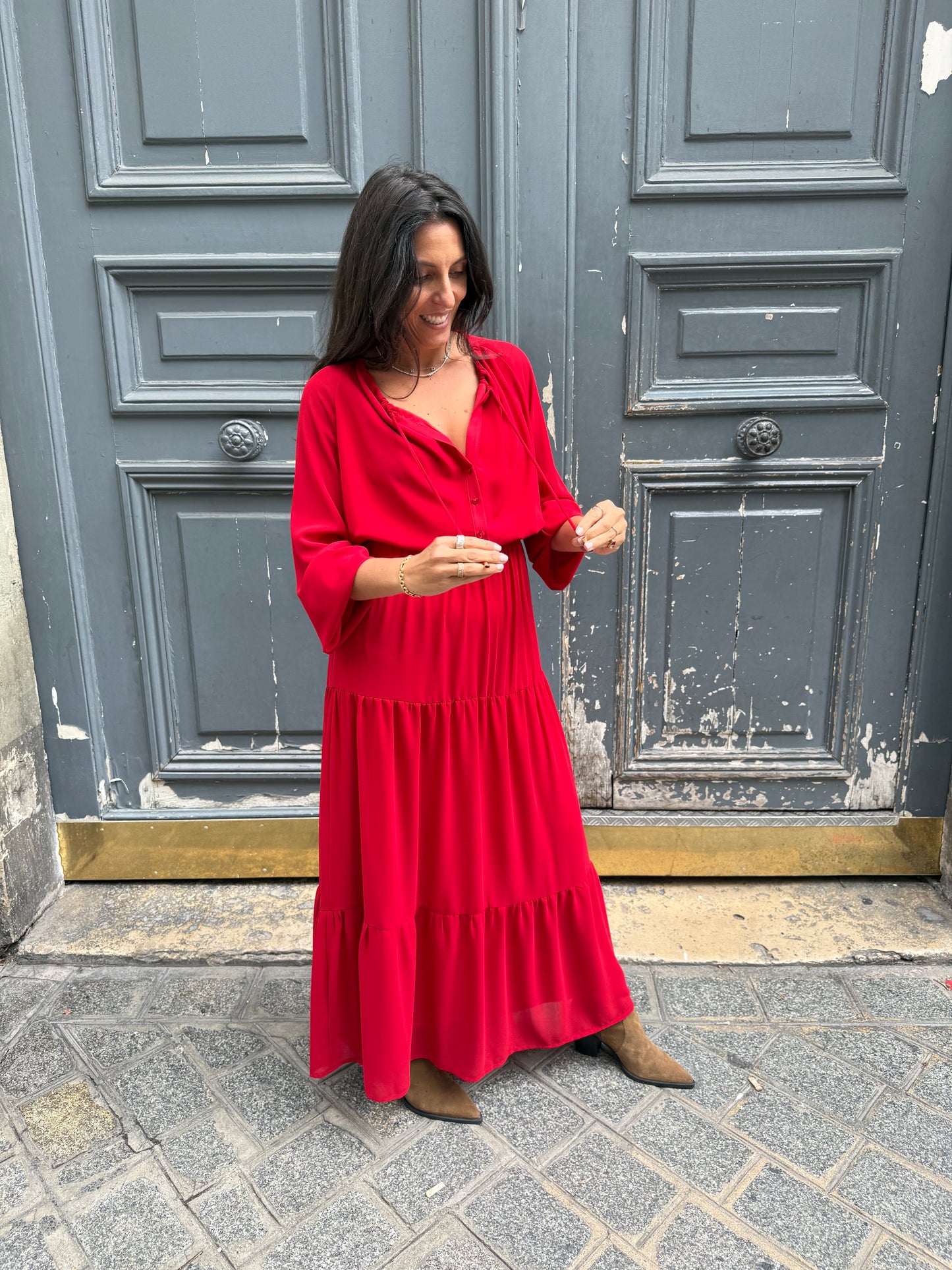 Robe JODIE rouge