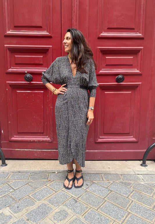 Robe ANTIBES noir&blanc