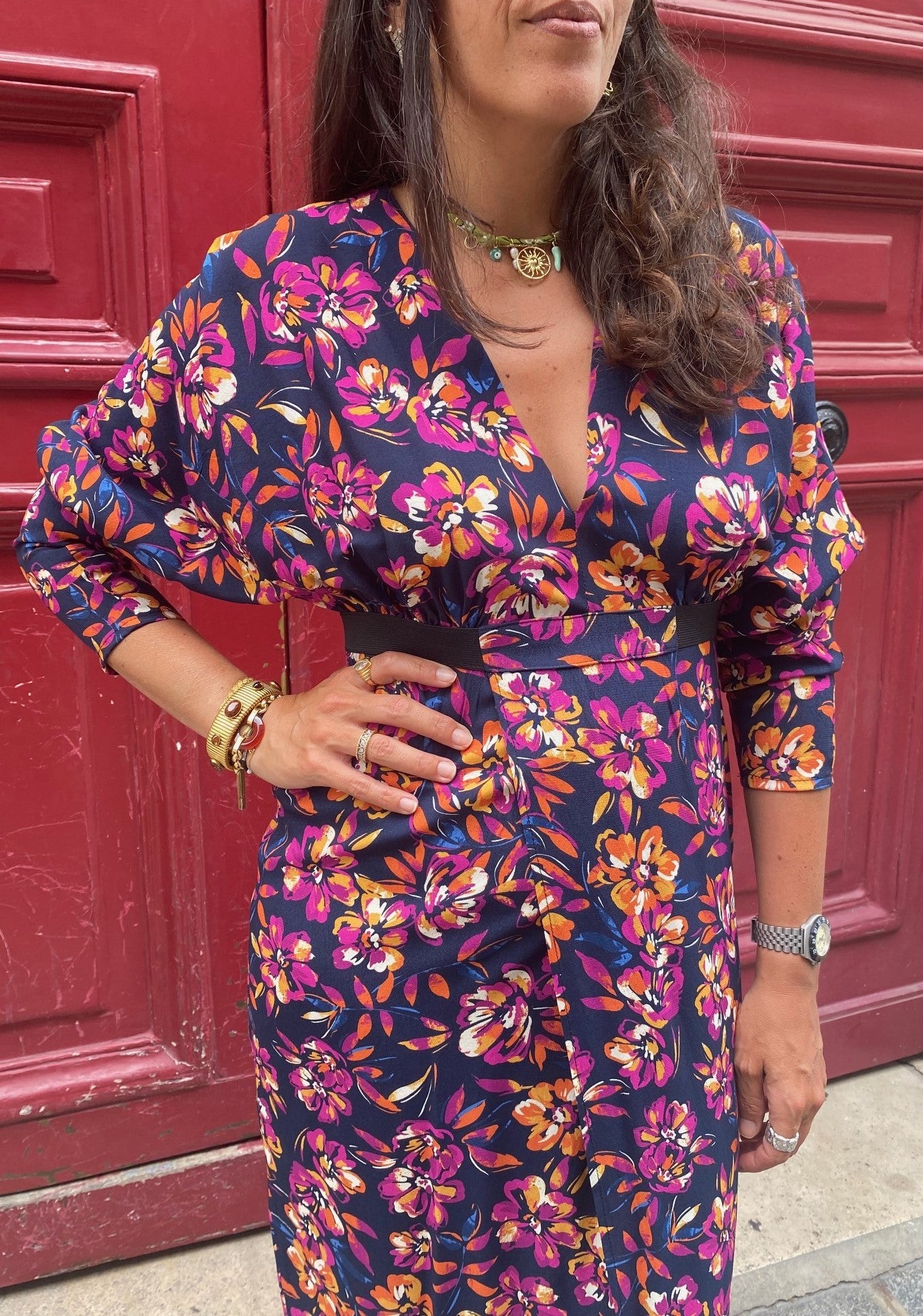 Robe ANTIBES print californie