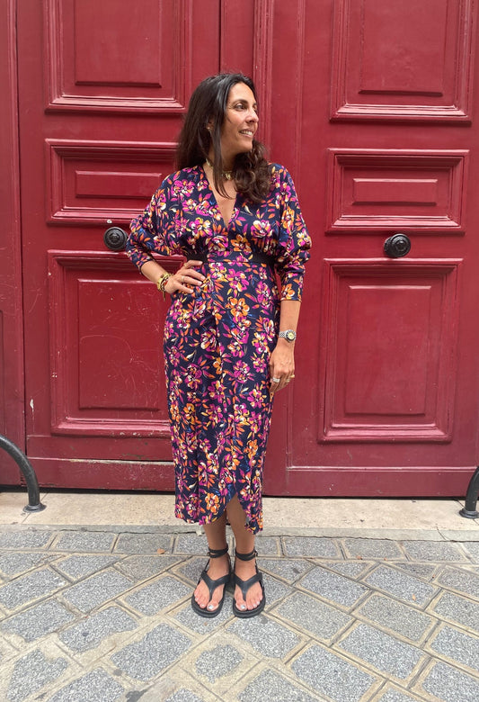 Robe ANTIBES print californie