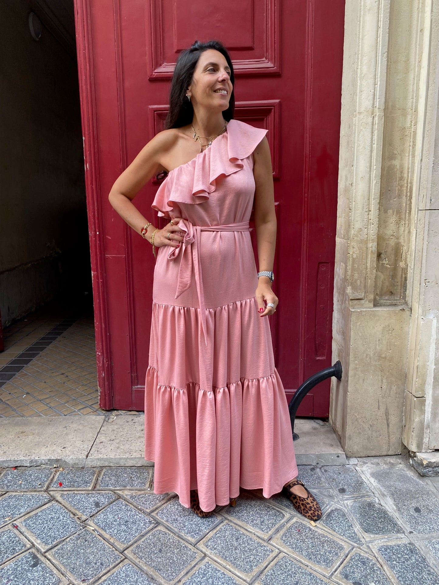 Robe EDEN rose poudré