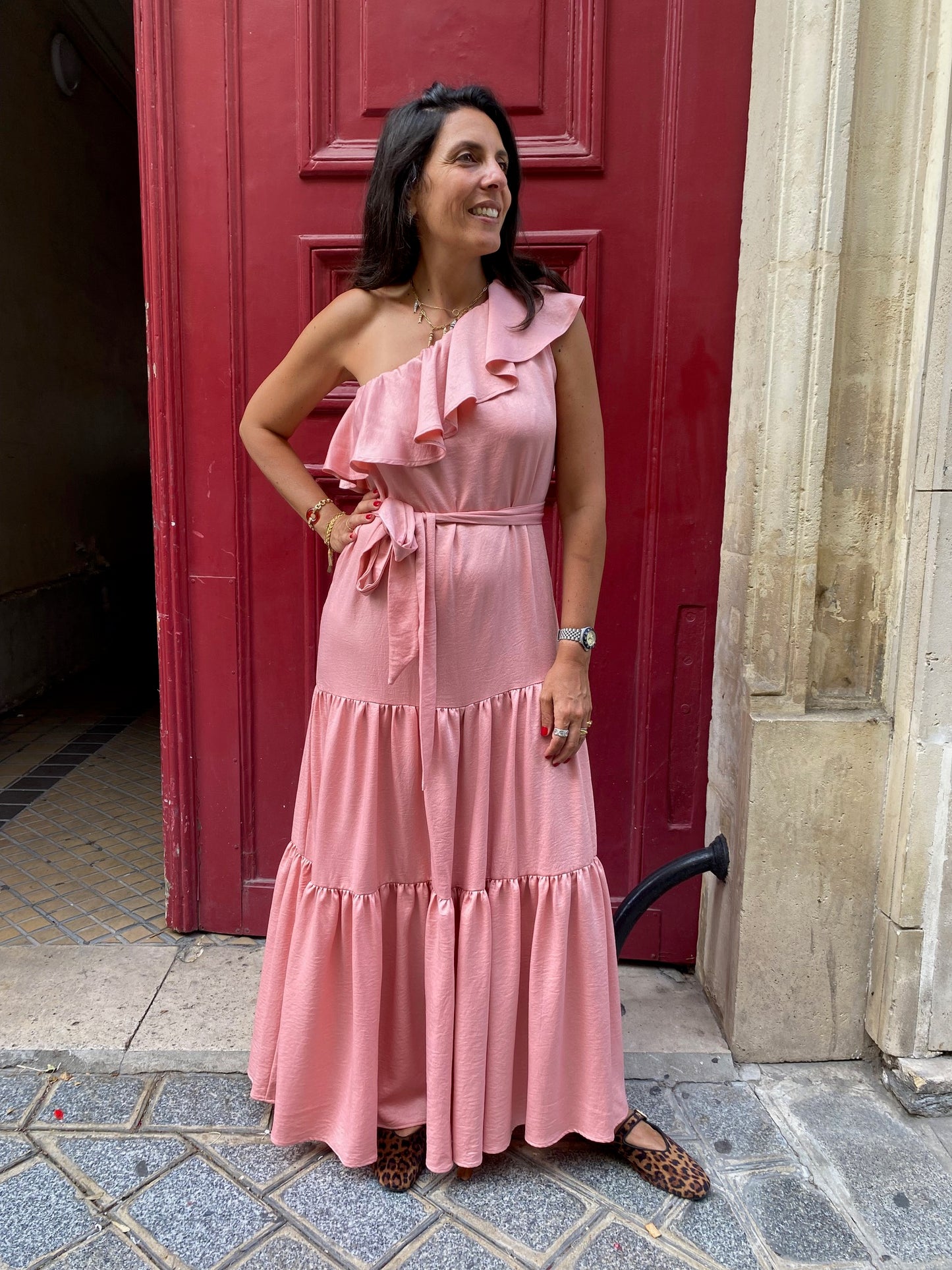 Robe EDEN rose poudré