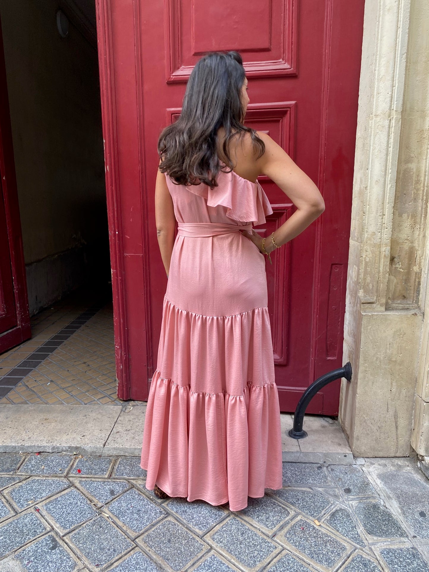 Robe EDEN rose poudré