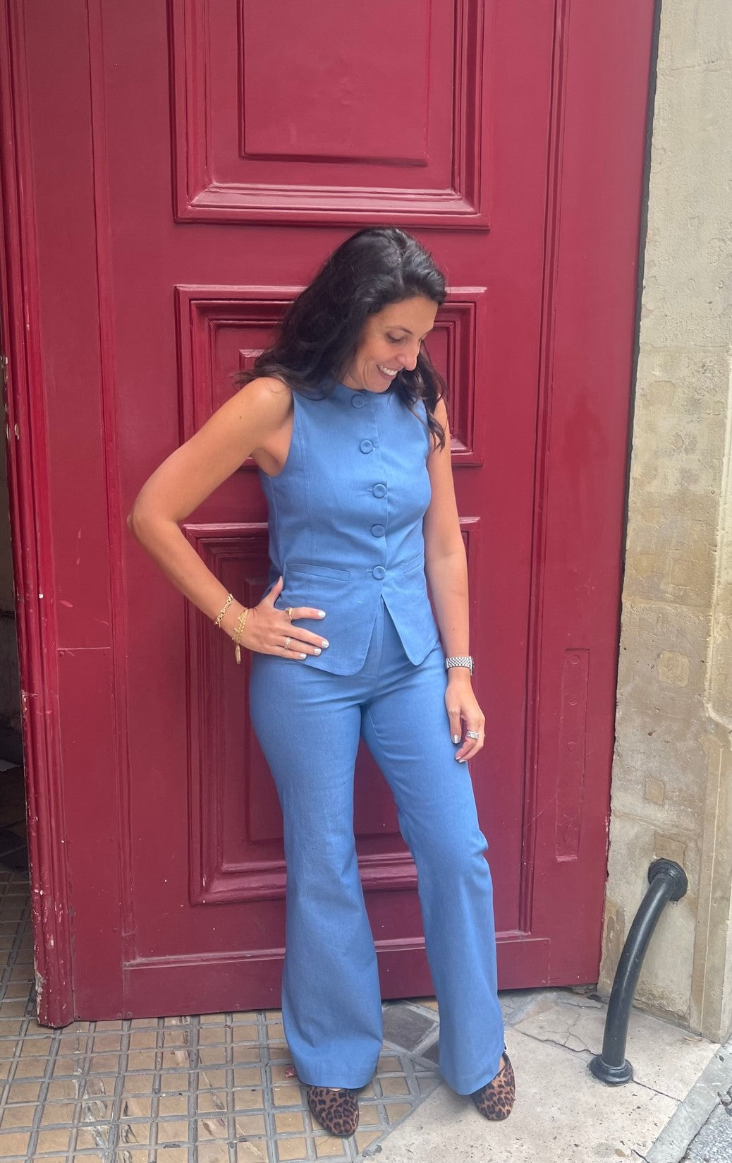 Pantalon ROBIN jeans bleu clair