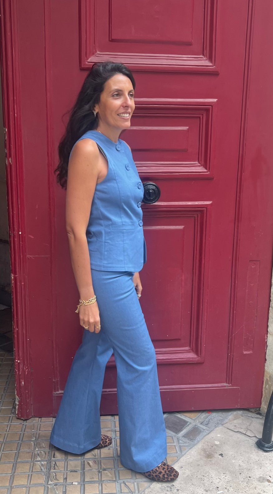 Pantalon ROBIN jeans bleu clair