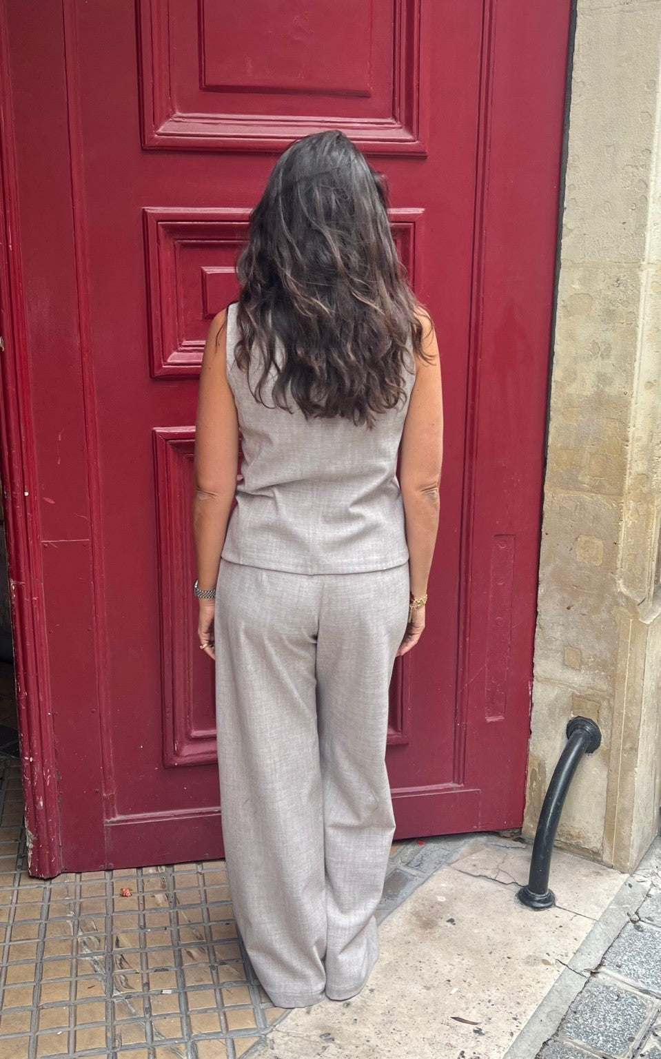 Pantalon RYAN grège