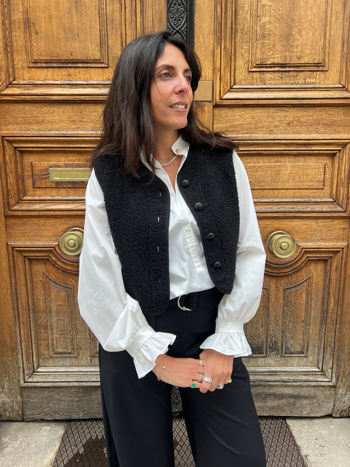 ROMA bouclette noir